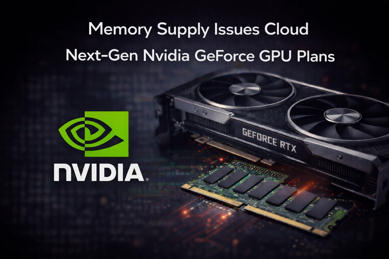Nvidia RTX 50 Super delay report as memory shortage tightens GPU supply